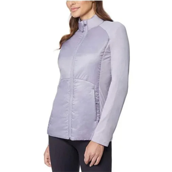 32 Degrees Mixed Media Lightweight Travel Jacket Lavender Purple Women's XL NWT - Picture 2 of 4